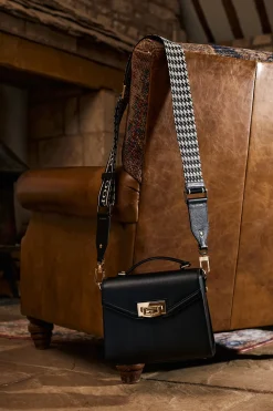 Holland Cooper The Perfect Gesture|Gifts For Her-Abbot Bag Strap Ecru Houndstooth