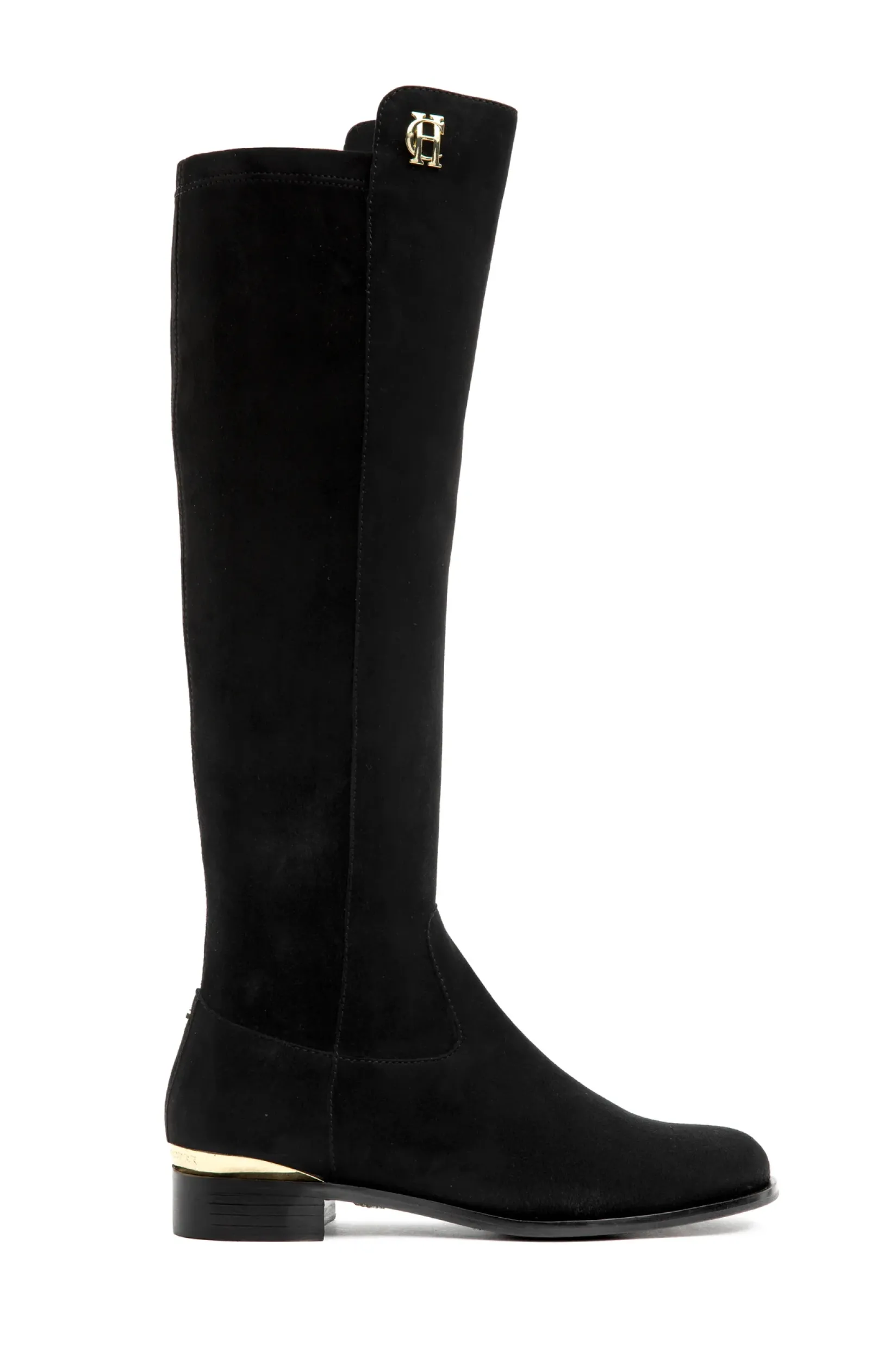 Holland Cooper Gifts For Her|Footwear-Albany Knee Boot Black