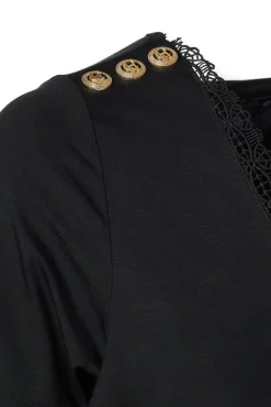 Holland Cooper Tees|Tops-Amelia Tee Black