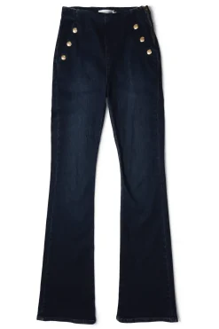 Holland Cooper Jeans|Wardrobe Staples-Amoria Flared Jean Deep Indigo