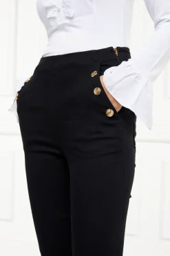Holland Cooper Jeans|Wardrobe Staples-Amoria Flared Jean Black