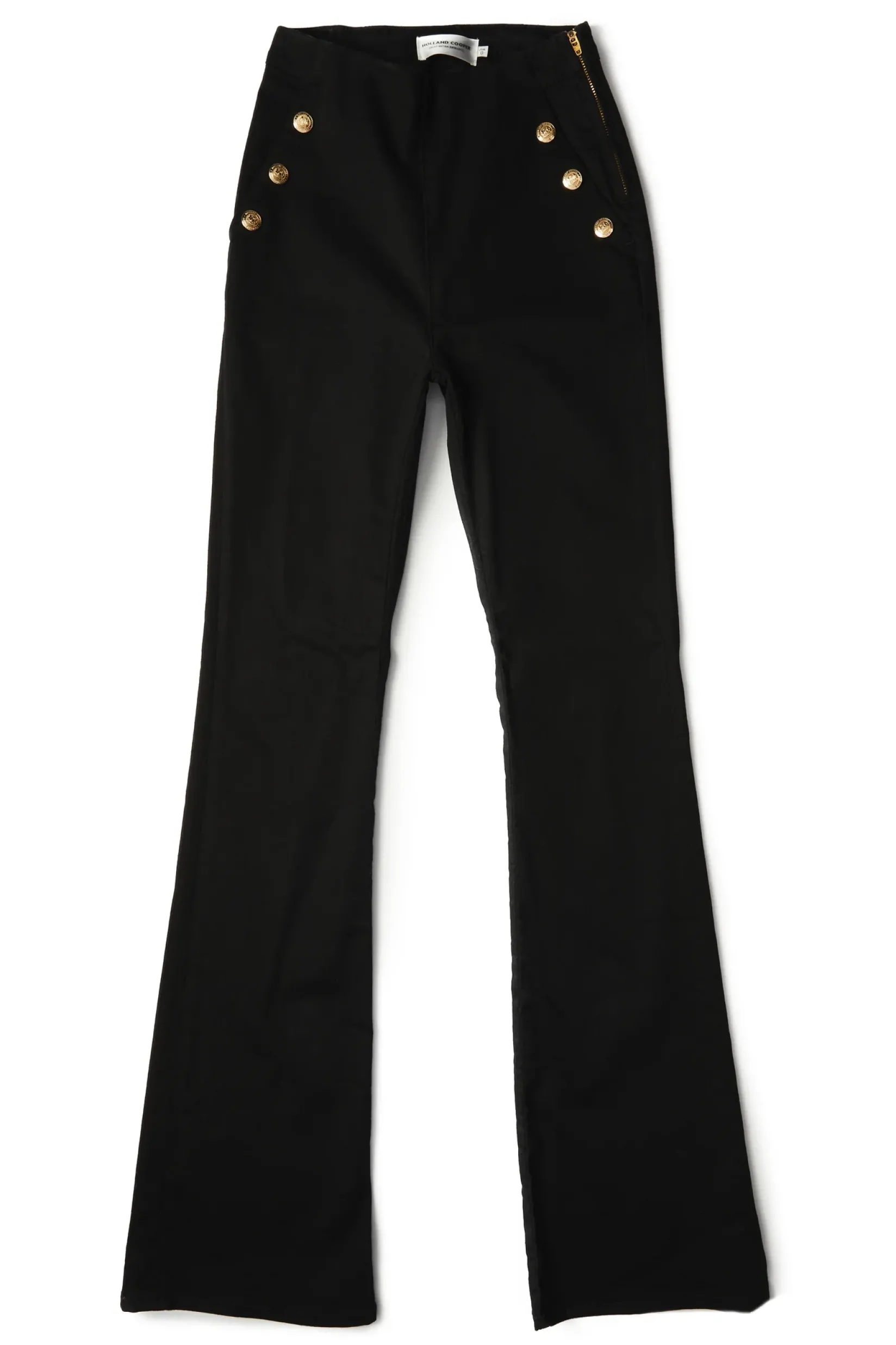 Holland Cooper Jeans|Wardrobe Staples-Amoria Flared Jean Black