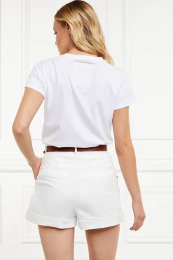 Holland Cooper Shorts|Back In Stock-Amoria Tailored Short White