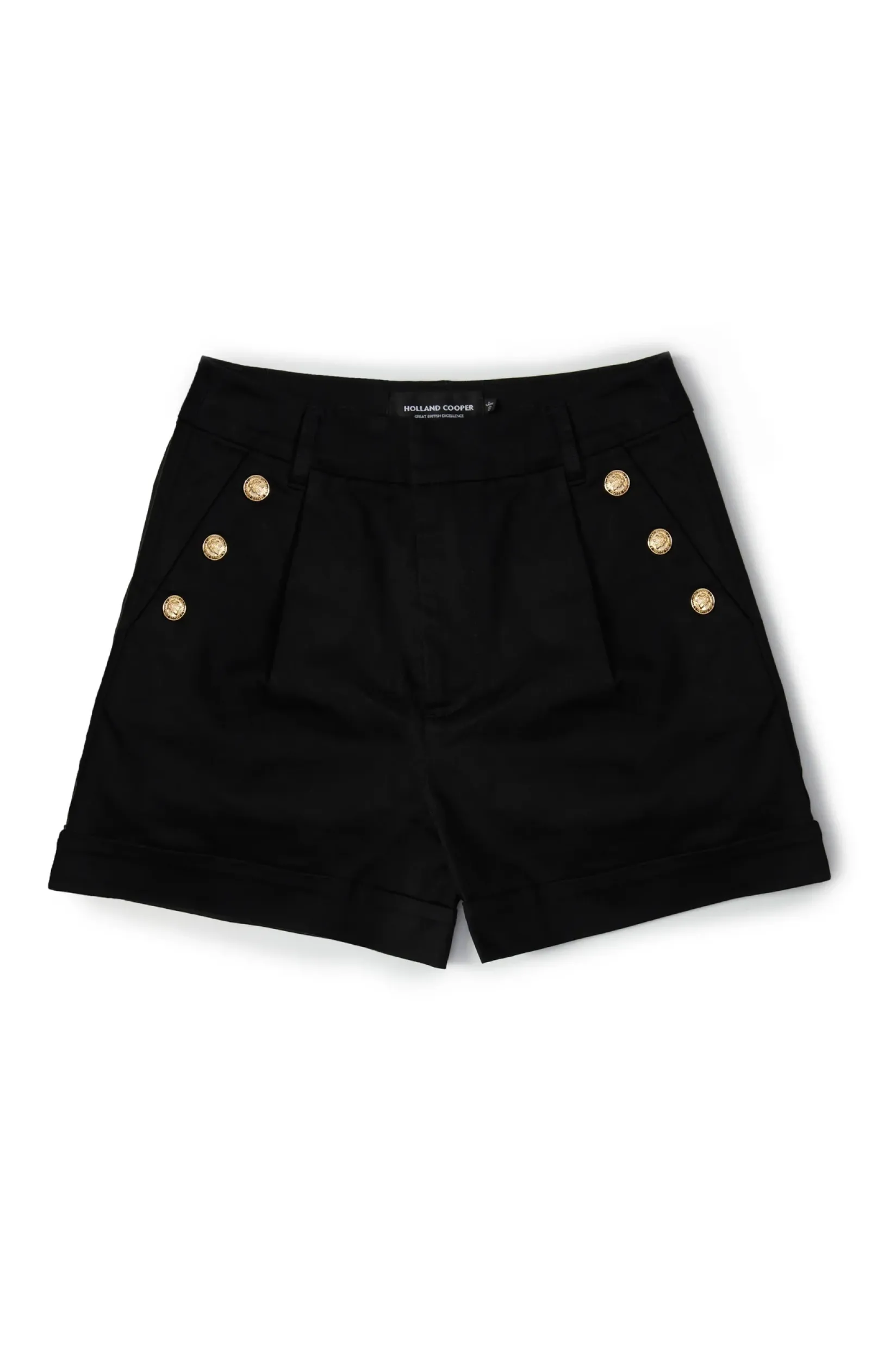 Holland Cooper Shorts|Back In Stock-Amoria Tailored Short Black