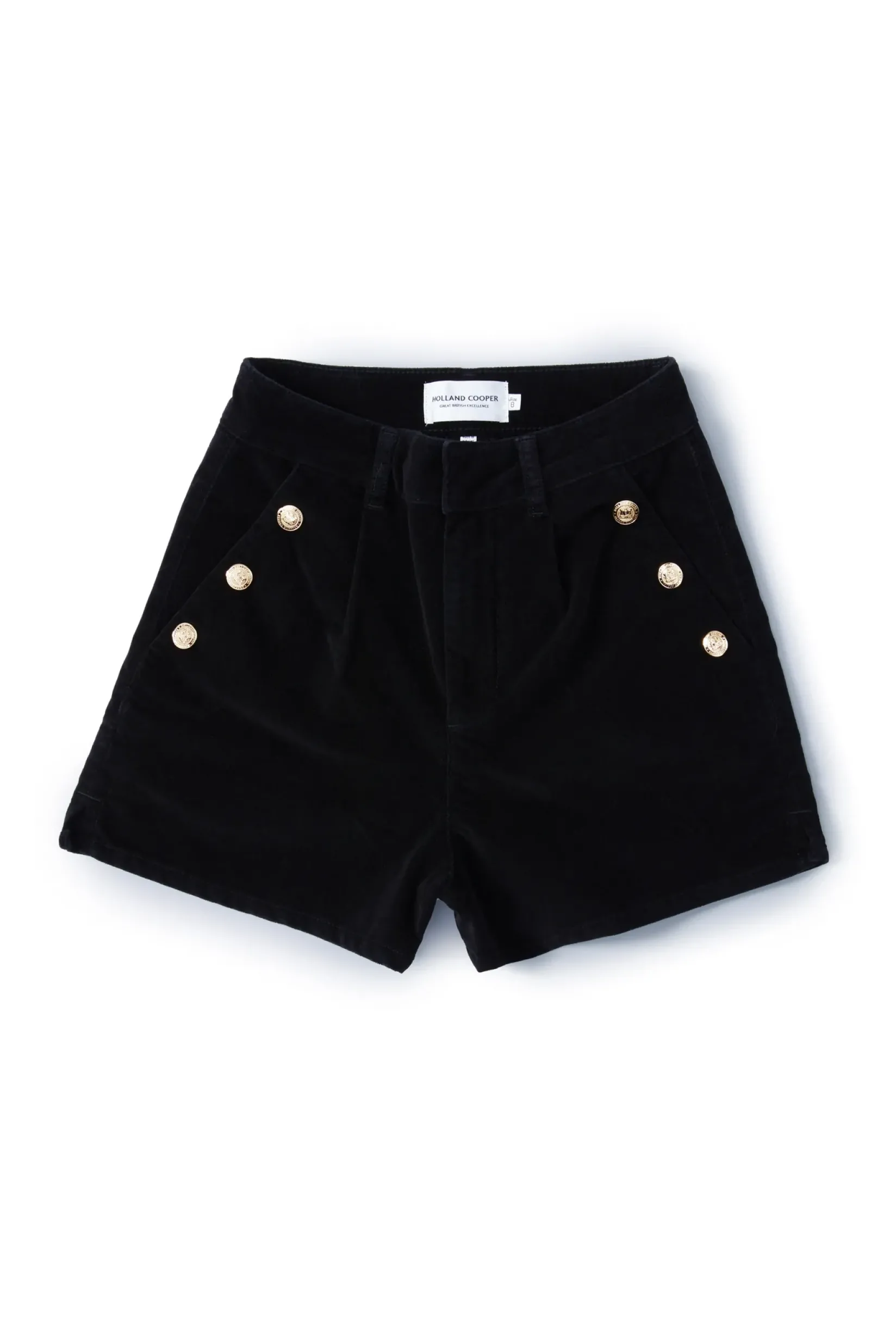 Holland Cooper Shorts|Wardrobe Staples-Amoria Velvet Shorts