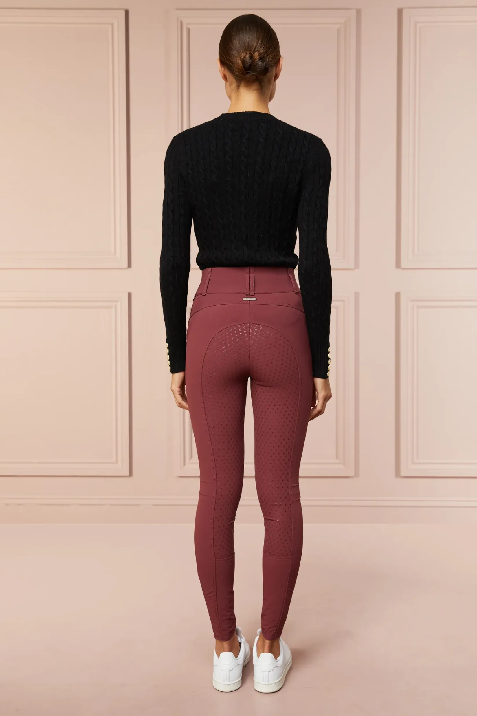 Holland Cooper Breeches|Training Wear-Ascot Breeches Burgundy