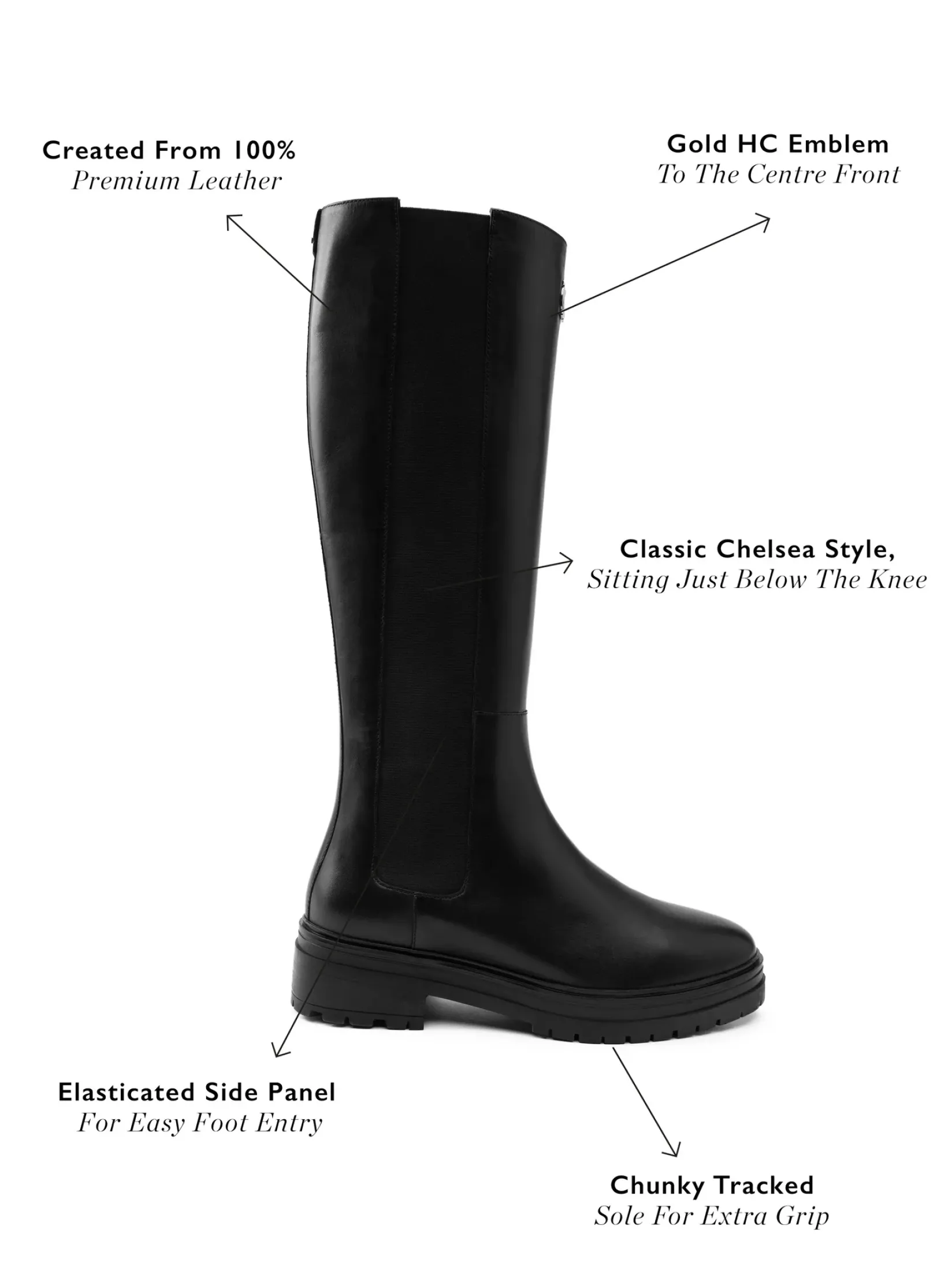 Holland Cooper Boots|Footwear-Astoria Knee Boot