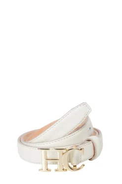Holland Cooper Gifts For Her|Belts-Atelier Ultra Slim Belt Off White