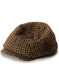 Holland Cooper Gifts For Him|Baker Boys-Baker Boy Cap Hailes Green Tweed