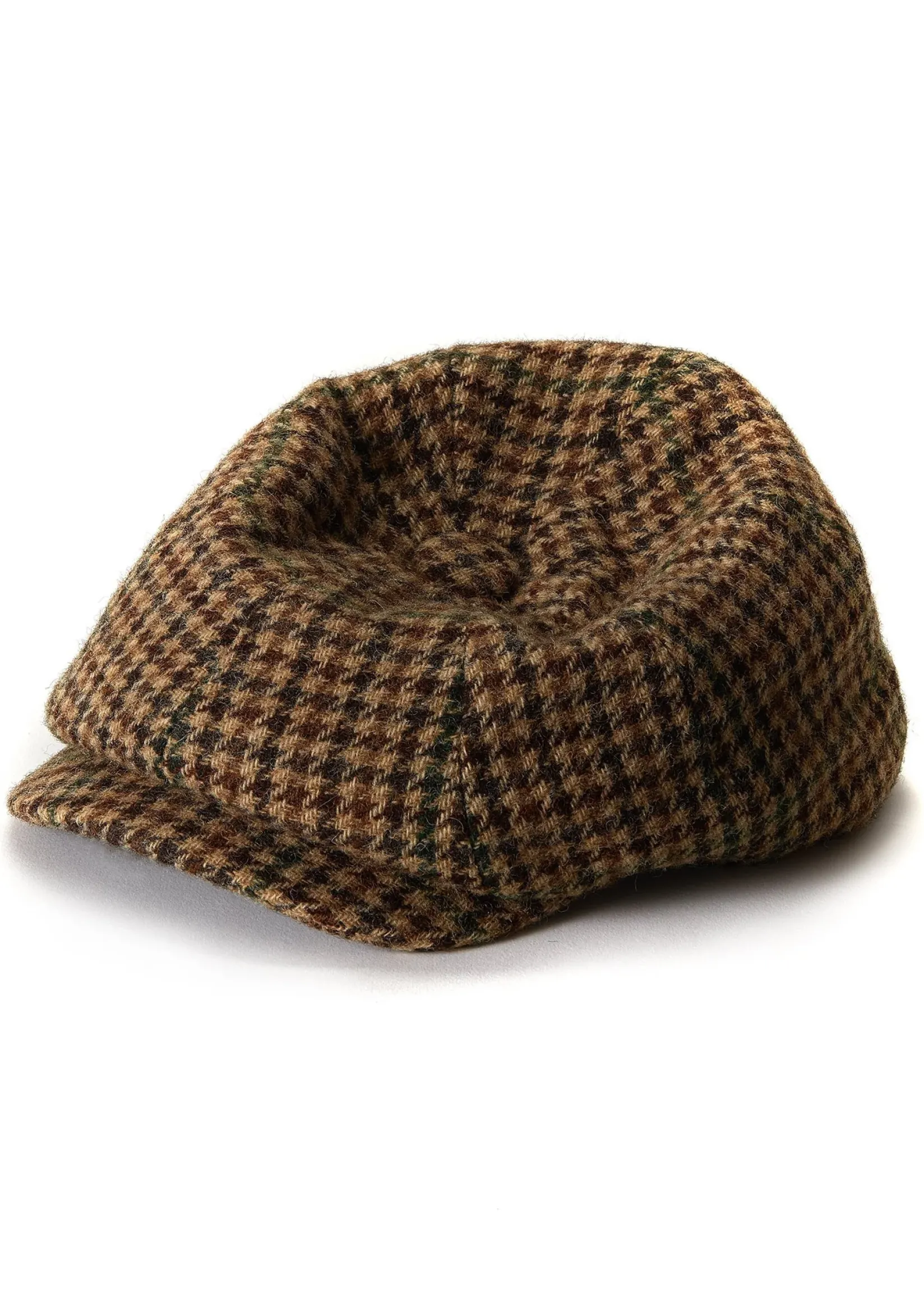 Holland Cooper Gifts For Him|Baker Boys-Baker Boy Cap Hailes Green Tweed