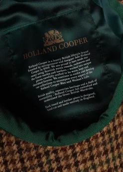 Holland Cooper Gifts For Him|Baker Boys-Baker Boy Cap Hailes Green Tweed