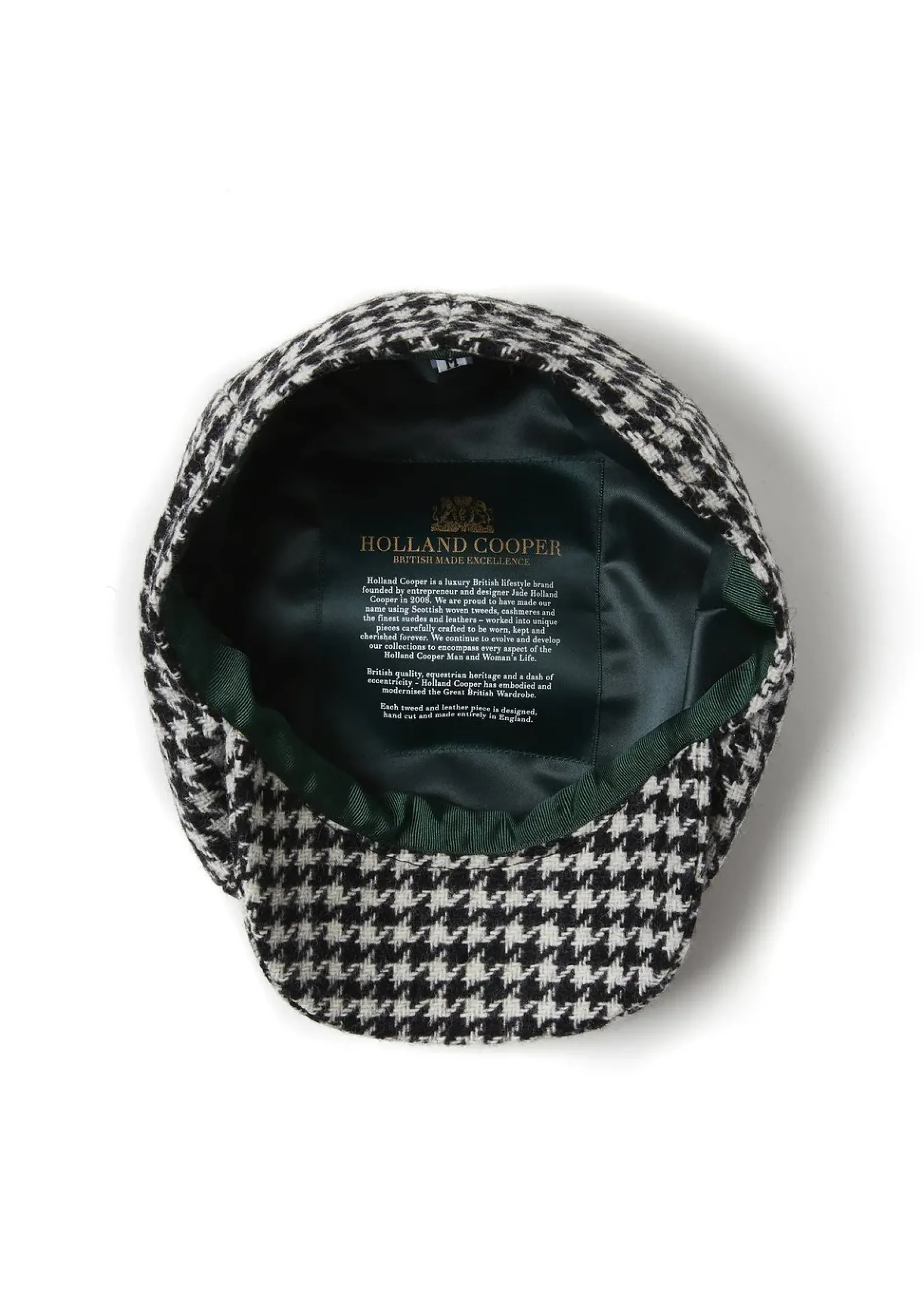 Holland Cooper Gifts For Him|Accessories-Baker Boy Cap Houndstooth