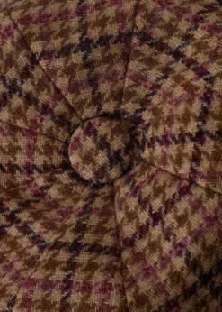 Holland Cooper In Stock Tailoring-Baker Boy Cap Sudeley Pink