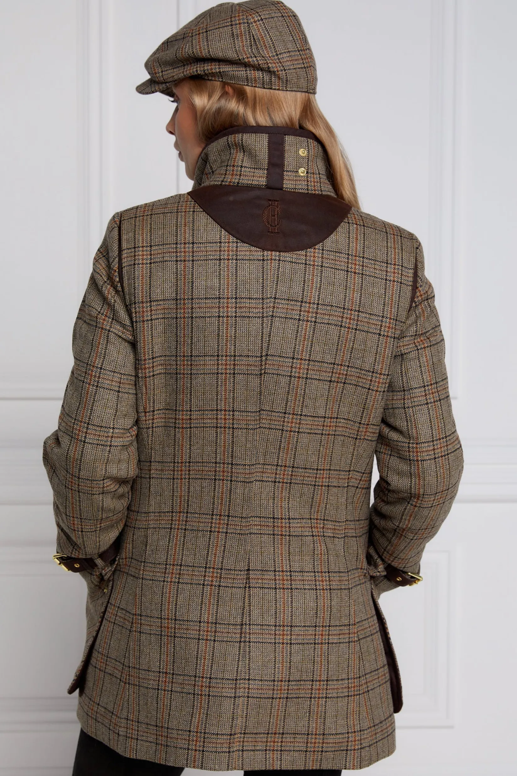 Holland Cooper Coats-Balmoral Field Coat Bourbon Tweed