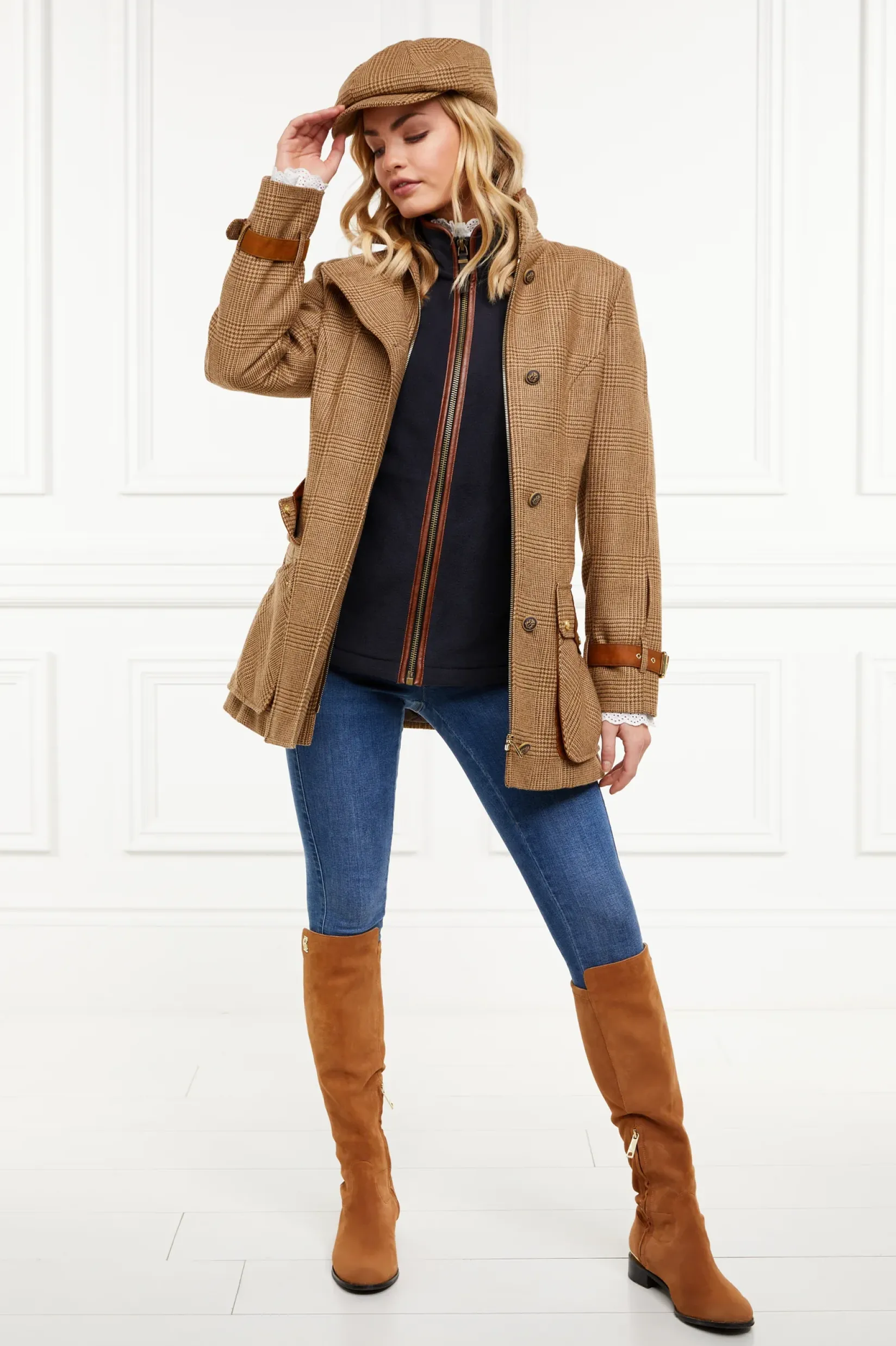 Holland Cooper Coats-Balmoral Field Coat Tawny