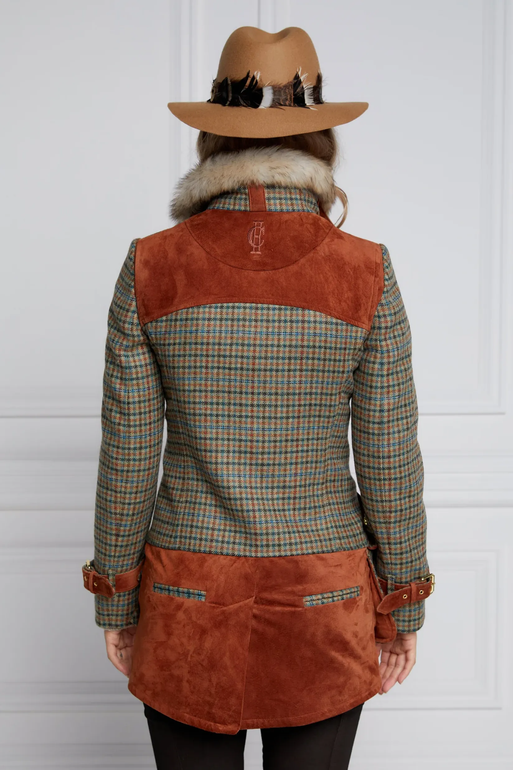 Holland Cooper Jackets|Country Collection-Balmoral Field Jacket Bredon Tweed