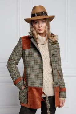 Holland Cooper Jackets|Country Collection-Balmoral Field Jacket Bredon Tweed