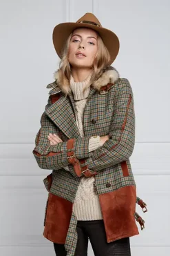 Holland Cooper Jackets|Country Collection-Balmoral Field Jacket Bredon Tweed