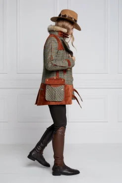 Holland Cooper Jackets|Country Collection-Balmoral Field Jacket Bredon Tweed