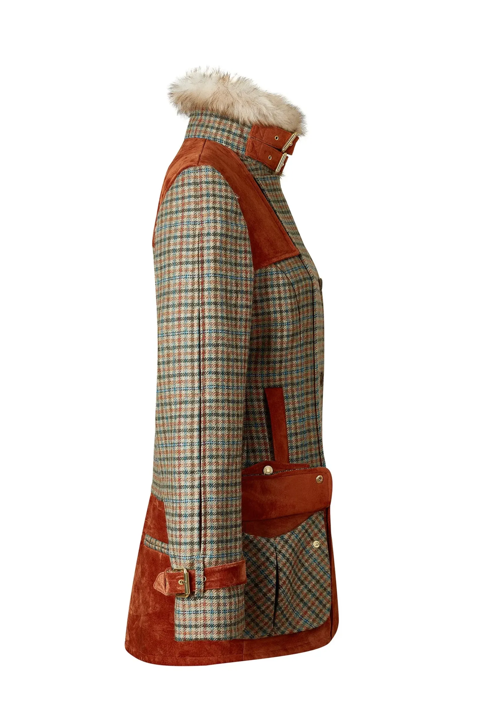Holland Cooper Jackets|Country Collection-Balmoral Field Jacket Bredon Tweed