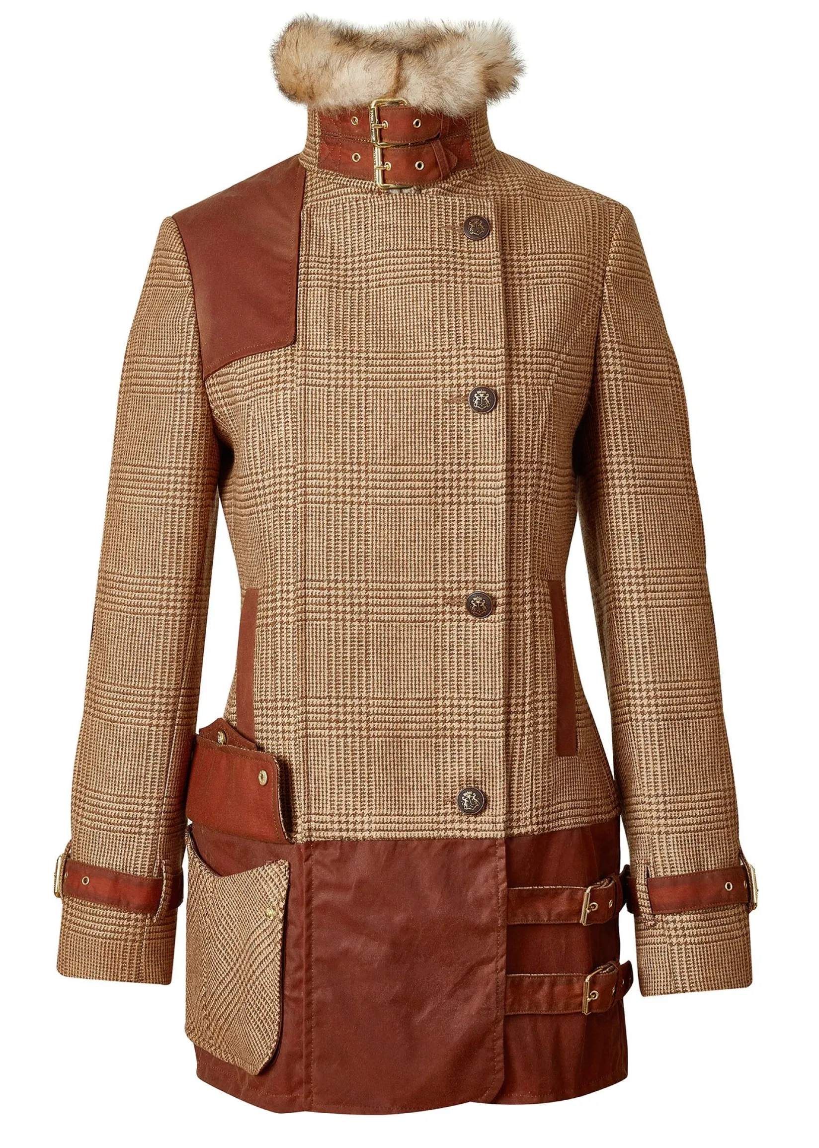 Holland Cooper Jackets-Balmoral Field Jacket Tawny