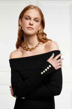 Holland Cooper Gifts For Her|Dresses-Bardot Midi Dress