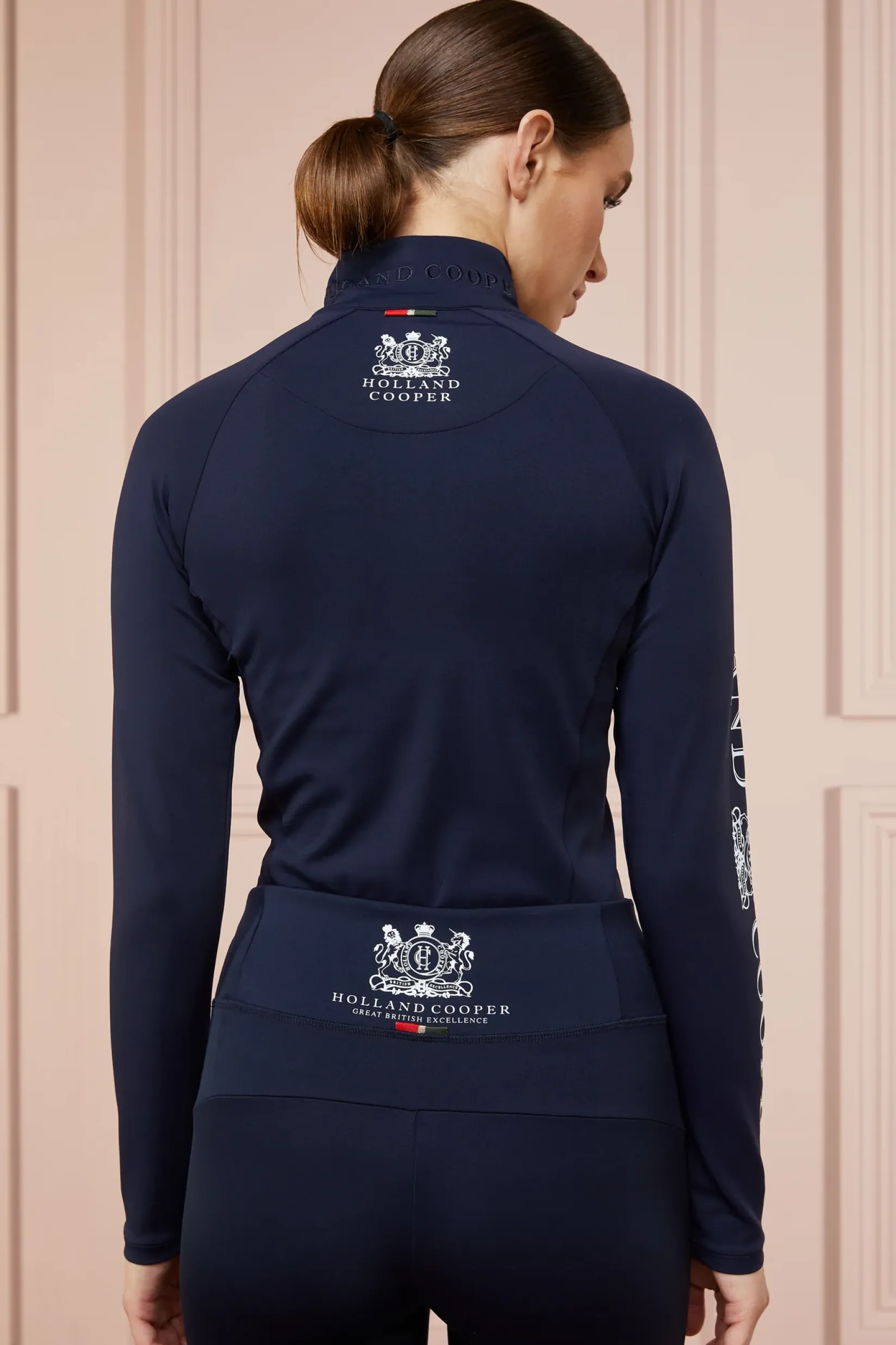 Holland Cooper Shop By Product|At The Stables-Base Layer Ink Navy
