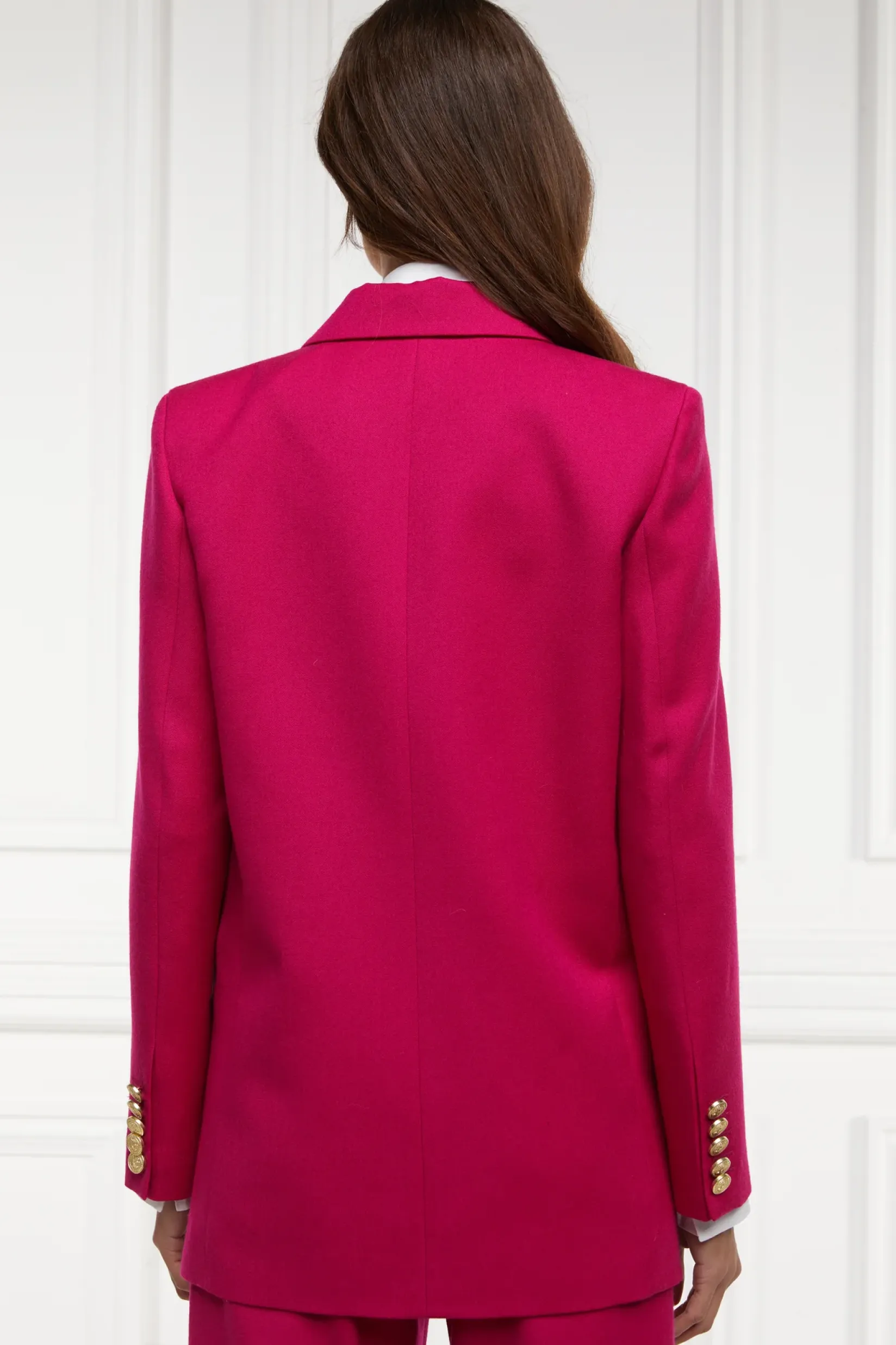 Holland Cooper Gifts For Her|Blazers-Belgravia Blazer Hot Pink Barathea