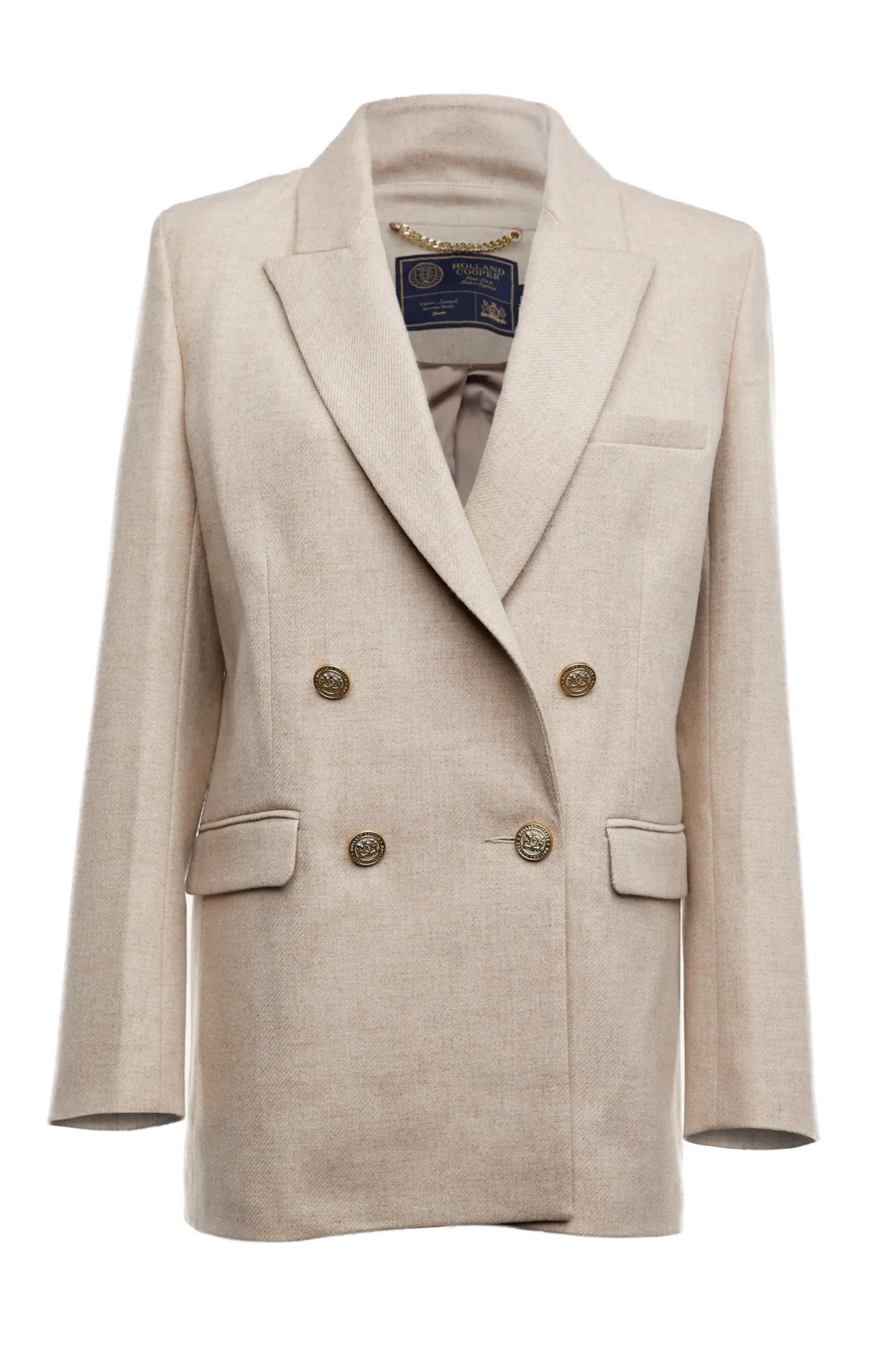 Holland Cooper Blazers|Jackets-Belgravia Blazer Oatmeal