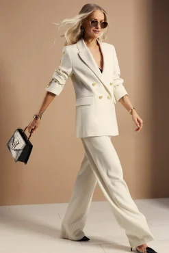 Holland Cooper Blazers|Jackets-Belgravia Blazer Ivory
