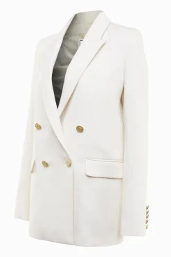 Holland Cooper Blazers|Jackets-Belgravia Blazer Ivory