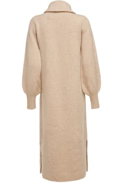 Holland Cooper Gifts For Her|Dresses-Berkeley Roll Neck Dress Camel