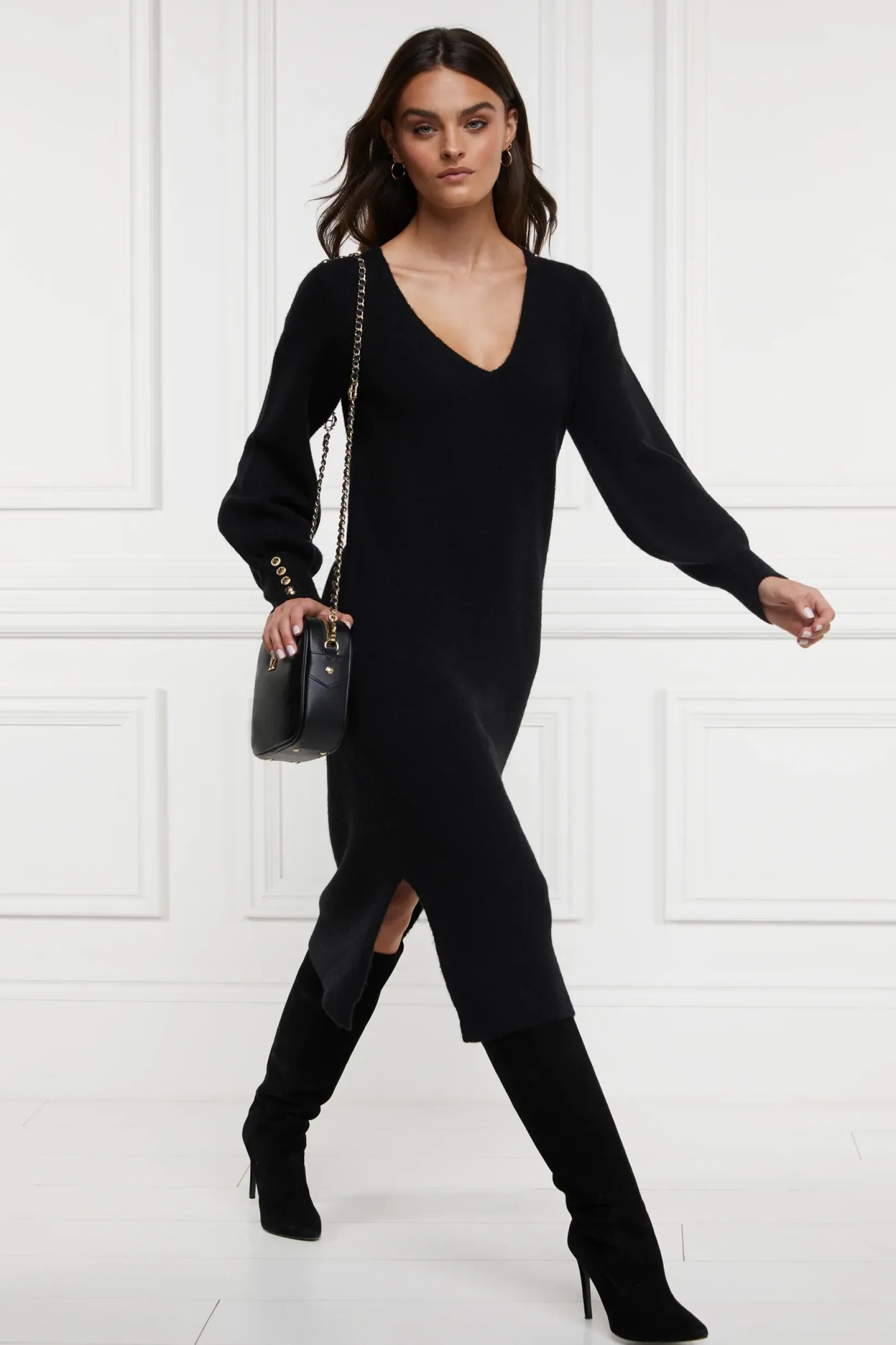 Holland Cooper Gifts For Her|Dresses-Berkeley V-Neck Dress