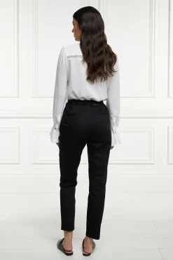 Holland Cooper Trousers-Bexley Cigarette Trouser Black