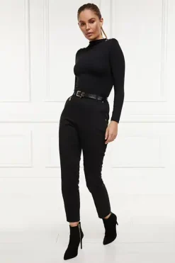 Holland Cooper Trousers-Bexley Cigarette Trouser Black
