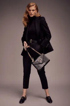 Holland Cooper Trousers|Workwear Wardrobe-Bexley Tailored Trouser Houndstooth Jacquard