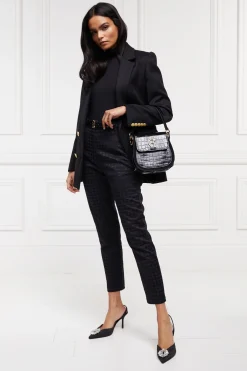 Holland Cooper Trousers|Workwear Wardrobe-Bexley Tailored Trouser Houndstooth Jacquard