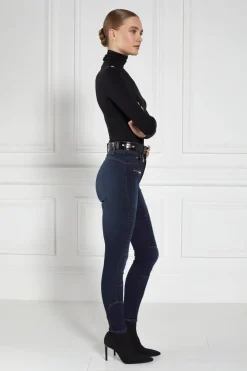 Holland Cooper Jeans-Biker Jean Deep Indigo