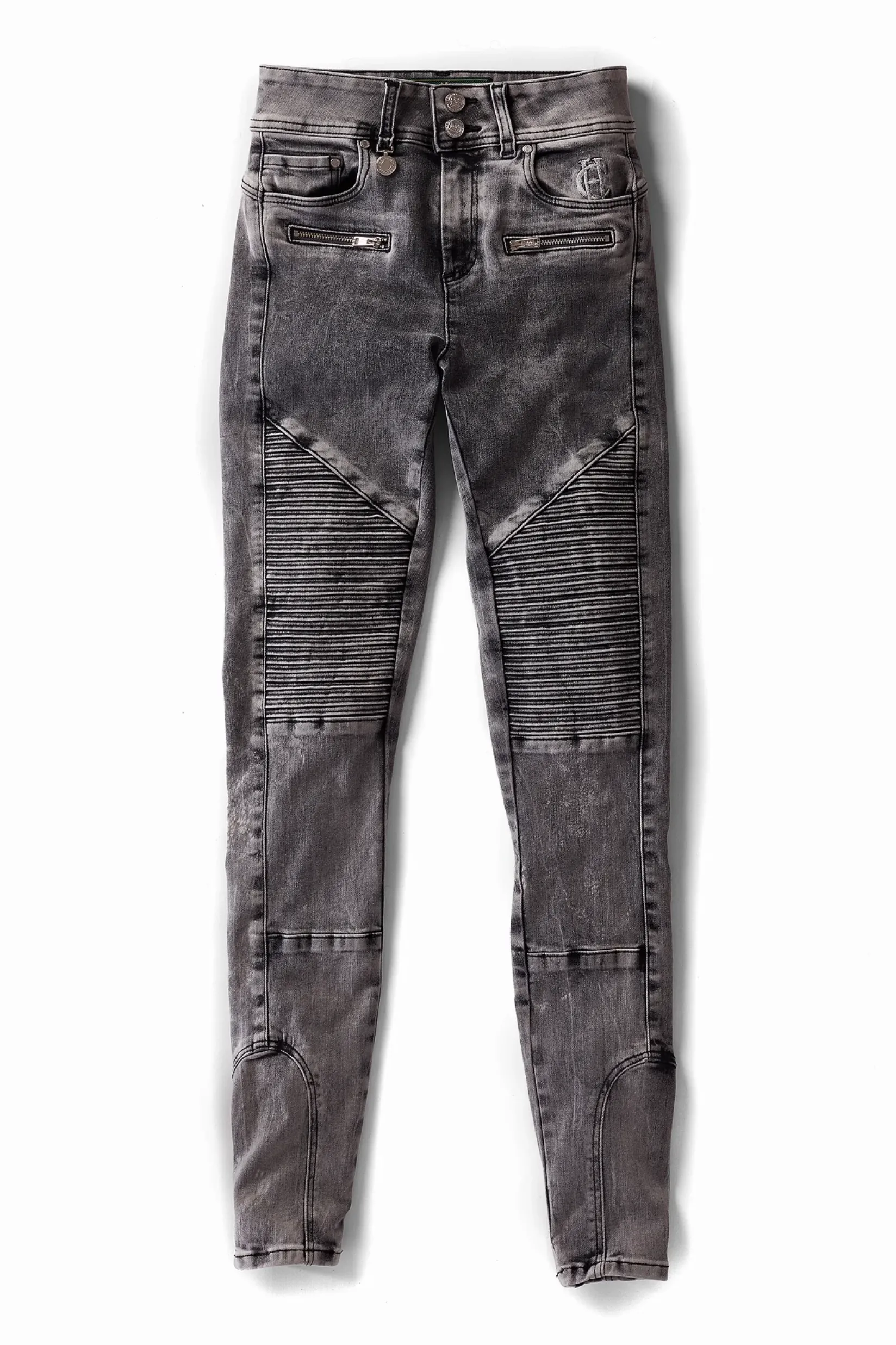 Holland Cooper Jeans-Biker Jean Ash Grey