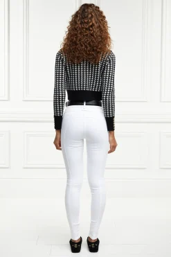 Holland Cooper Jeans|Back In Stock-Biker Jean Optic White