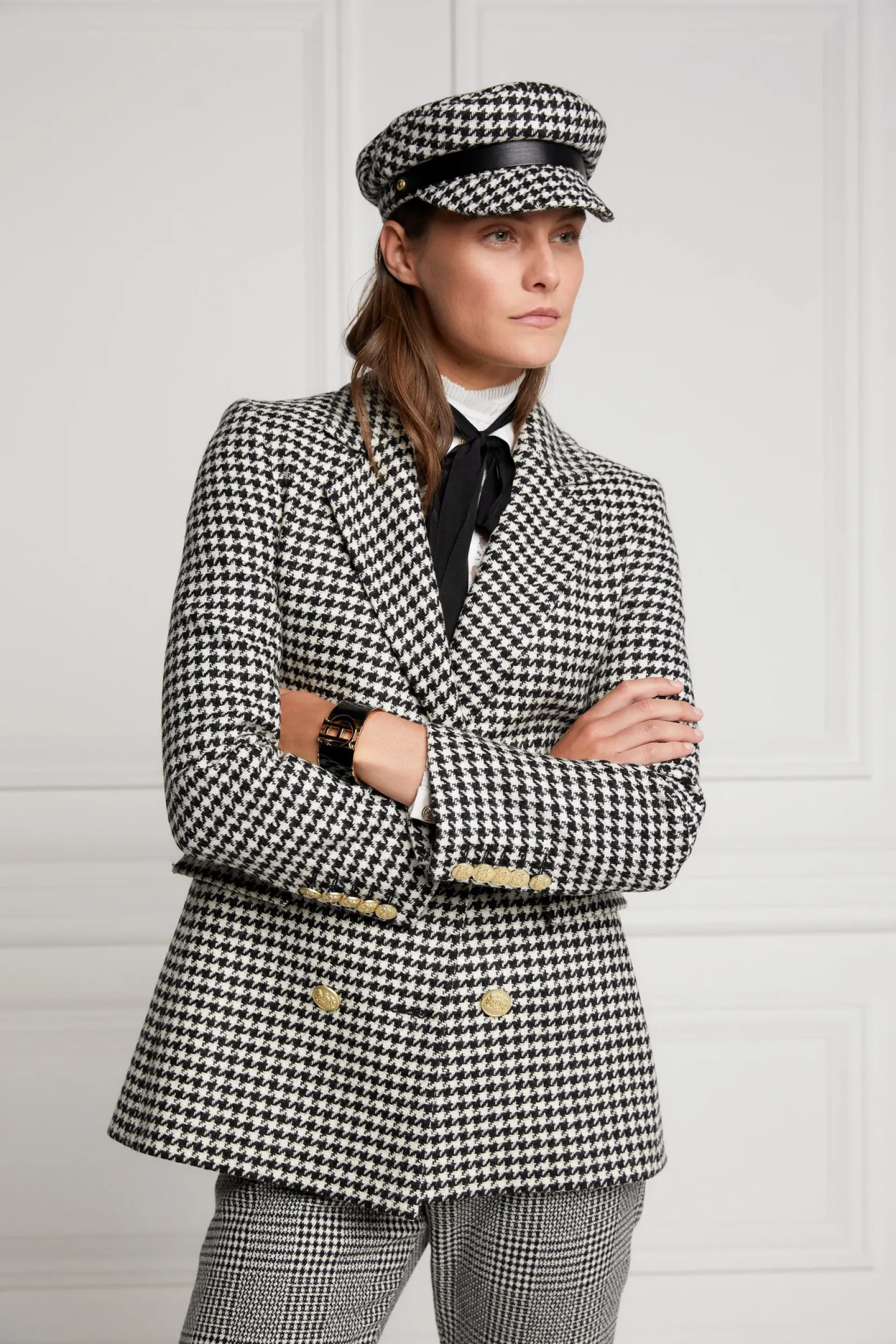 Holland Cooper Hats & Headbands|Hats & Headbands-Bretton Hat Houndstooth