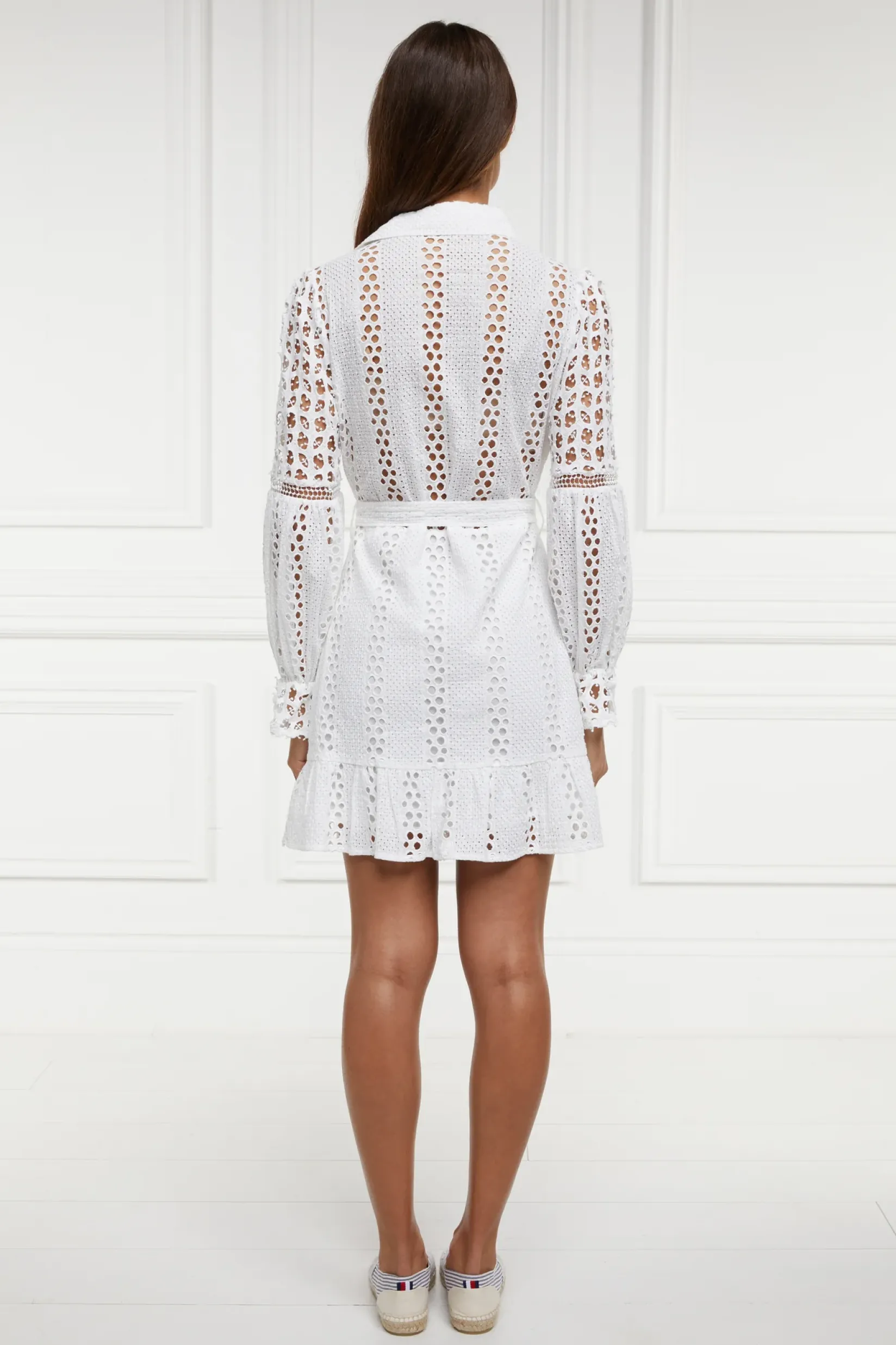 Holland Cooper Dresses-Broderie Lace Dress