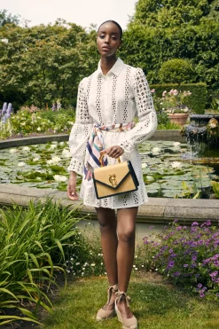 Holland Cooper Dresses-Broderie Lace Dress