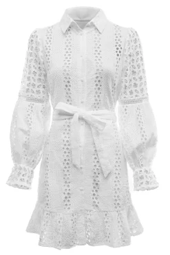 Holland Cooper Dresses-Broderie Lace Dress