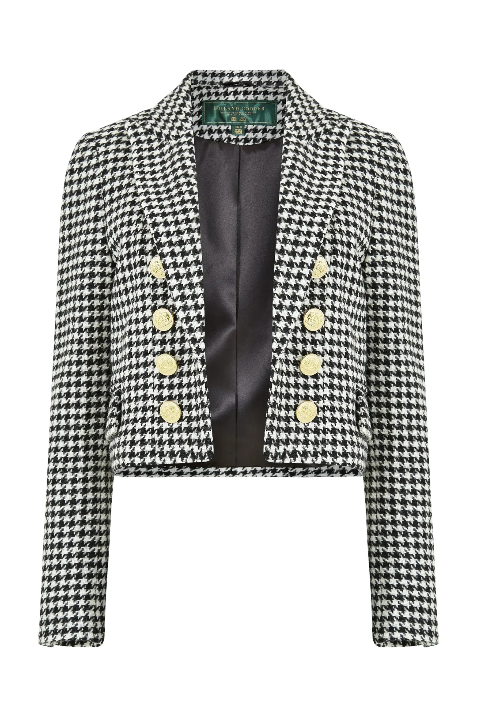 Holland Cooper Blazers|Jackets-Brompton Jacket Houndstooth