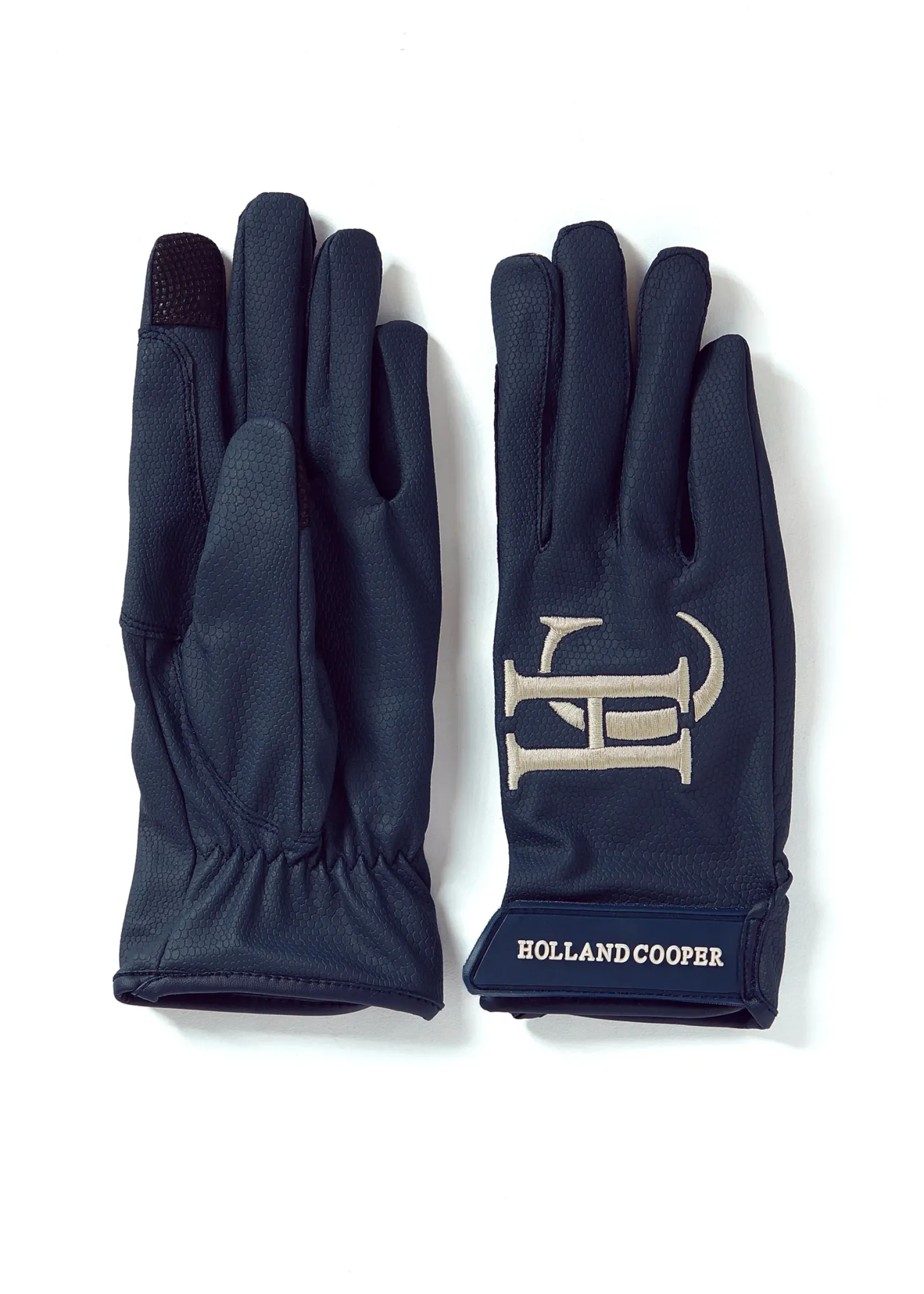Holland Cooper Accessories|Shop By Product-Burghley Riding Gloves Ink Navy