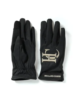 Holland Cooper Riding Gloves|Accessories-Burghley Riding Gloves Black