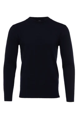Holland Cooper Gifts For Him|Knitwear-Byron Crew Neck Knit Navy