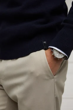 Holland Cooper Gifts For Him|Knitwear-Byron Crew Neck Knit Navy