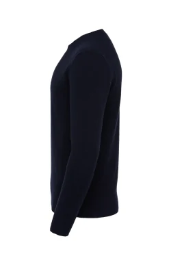 Holland Cooper Gifts For Him|Knitwear-Byron Crew Neck Knit Navy